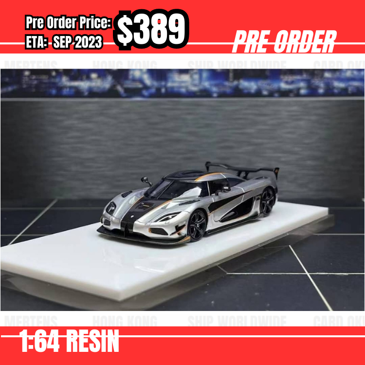 PO-$389 * XKE Model * 1:64 Agera RS Silver  [20/07]
