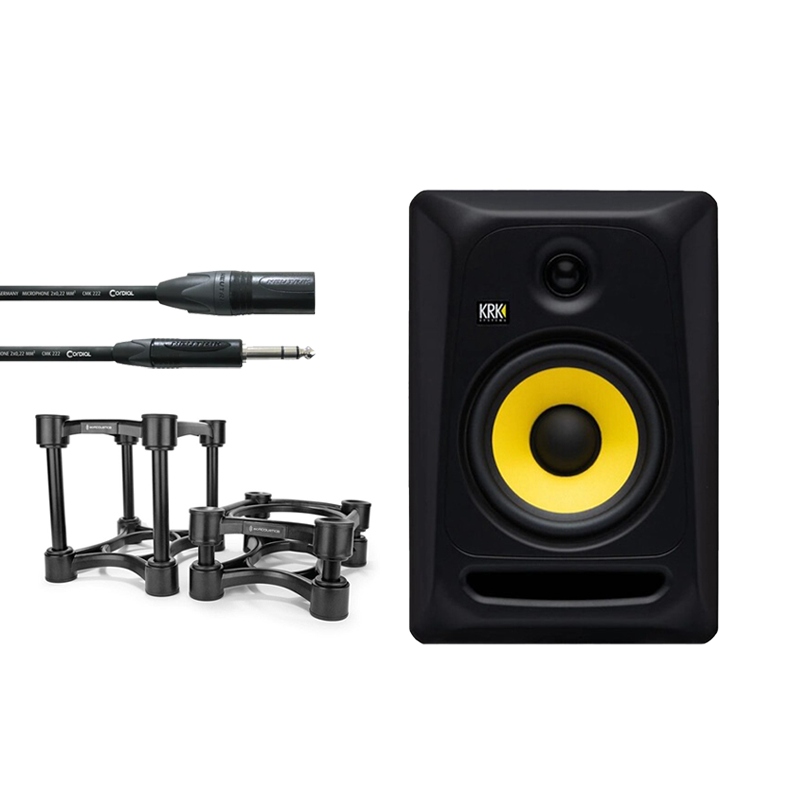 KRK Classic 7 監聽喇叭 超值套組