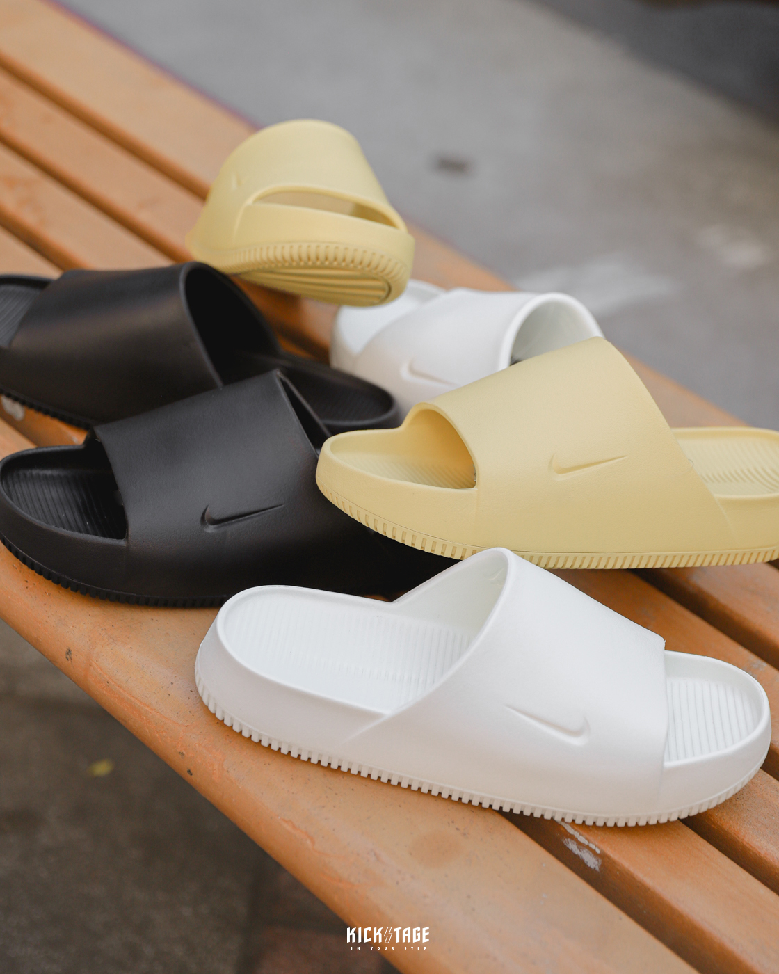 *特價商品無退換*女鞋 NIKE CALM SLIDE 白色 黑色 奶茶 蒂芬妮綠 粉橘 防水麵包拖鞋【DX4816】25SALE