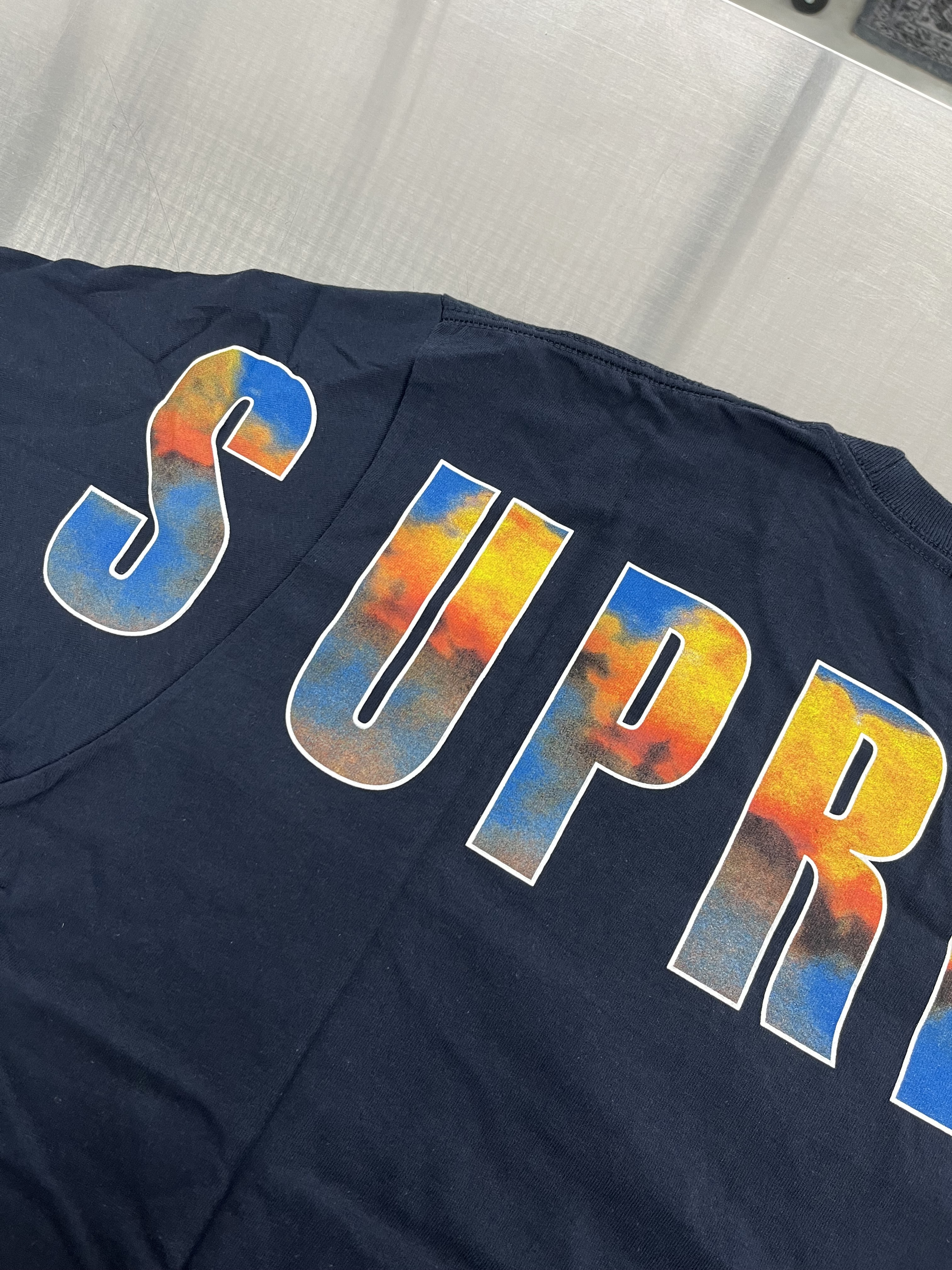 Supreme Fw17 Supreme Crash Tee Supreme 17FW Crash Tee 短T 深藍