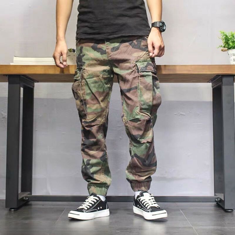 獨家休閒長褲 Wtaps大口袋工裝束腳褲 工裝長褲