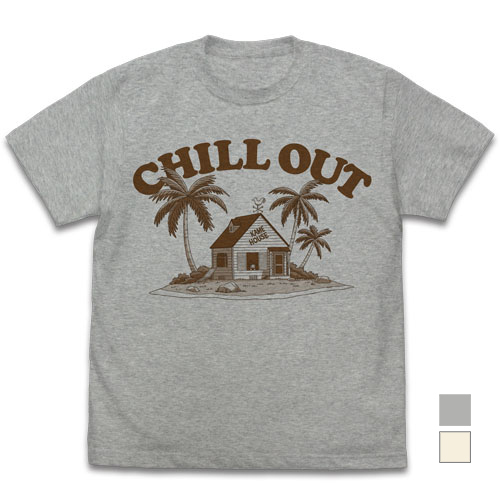 Cospa 0512 カメハウスと悟空 Tシャツ [ドラゴンボール] MIX GRAY