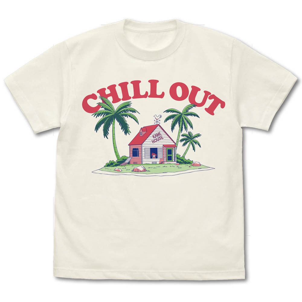 Cospa 0512 カメハウスと悟空 Tシャツ [ドラゴンボール] VANILLA WHITE