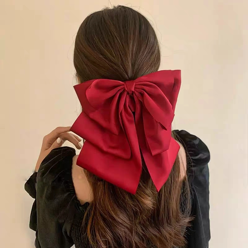 Satin Ribbon Hair Claw