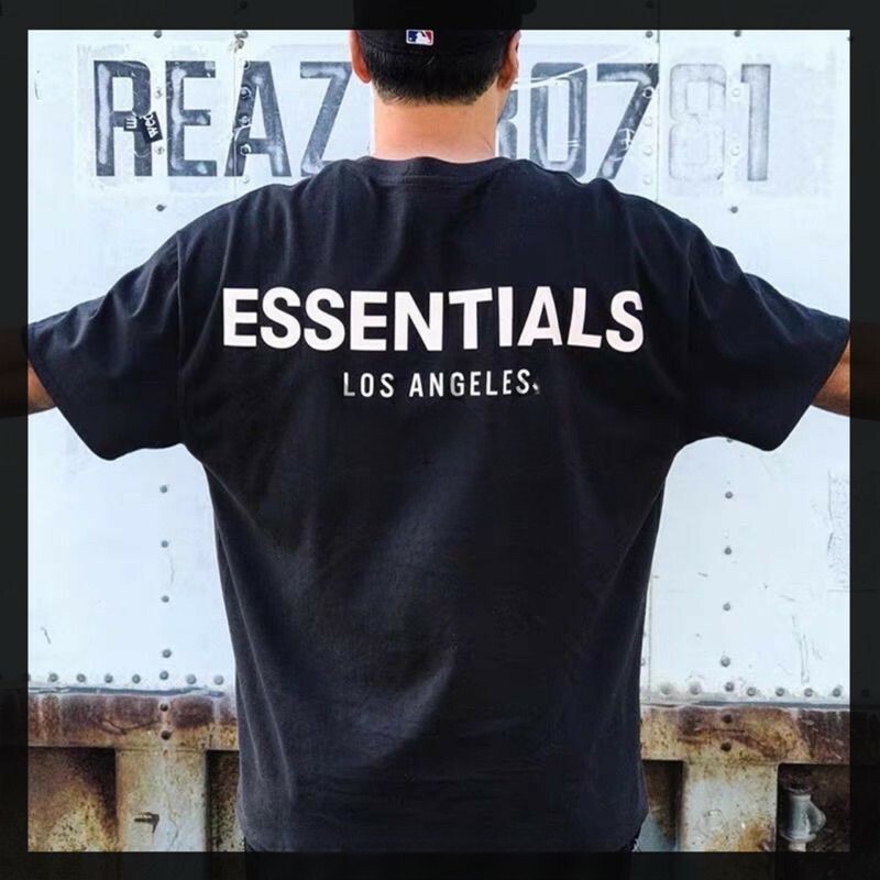 FOG復線FEAR OF GOD ESSENTIAL 洛杉磯限定款 短T反光短袖