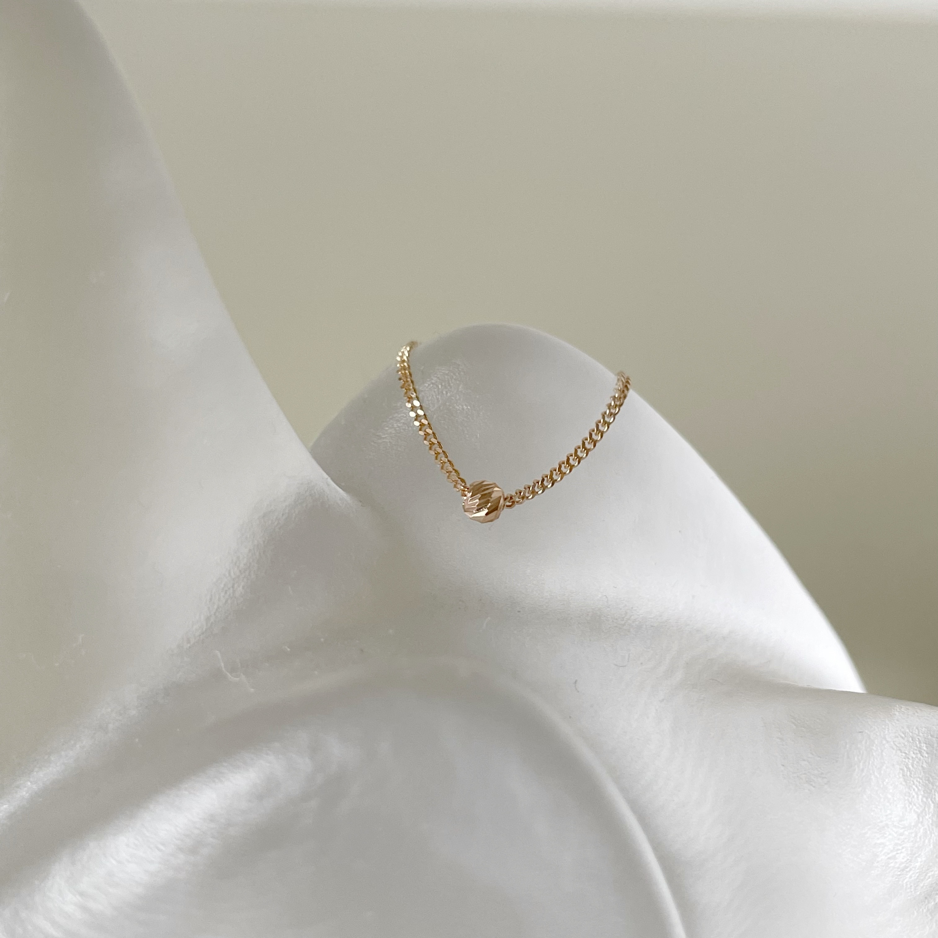 14k小金球honey鍊戒