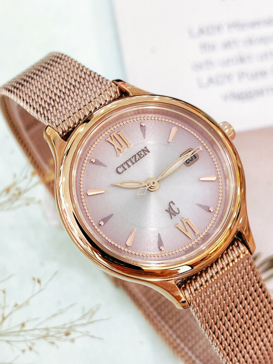 【CITIZEN星辰】七夕情人節推薦款光動能女錶 EW2635-54W 28mm 現代鐘錶