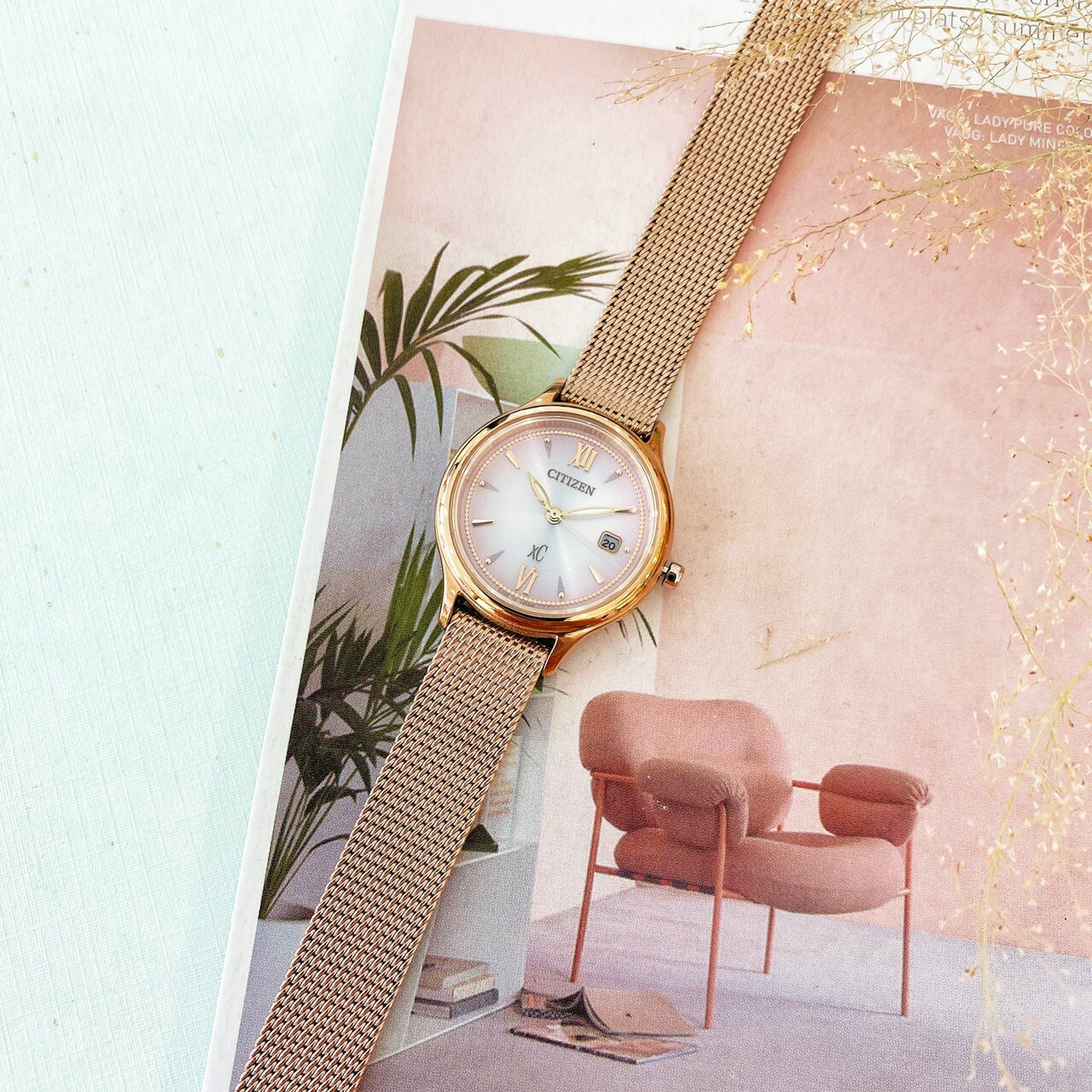 【CITIZEN星辰】七夕情人節推薦款光動能女錶 EW2635-54W 28mm 現代鐘錶