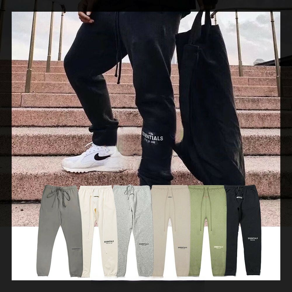 FOG FEAR OF GOD ESSENTIALS長褲 3M反光抽繩長褲