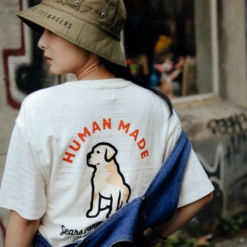 HUMAN MADE日系卡通拉布拉多犬短袖 T恤 短袖 短T