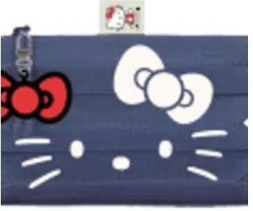 [S] JOSEPH AND STACEYLUCKY PLEATS KNIT CLUTCH S HELLO KITTY,MID BLUE, 0JSO5PC41003F (SJS12)