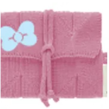[S] JOSEPH AND STACEYLUCKY PLEATS KNIT CARD WALLET MY MELODY,BLOSSOM PINK, 0JSO5WT40402F (SJS15)