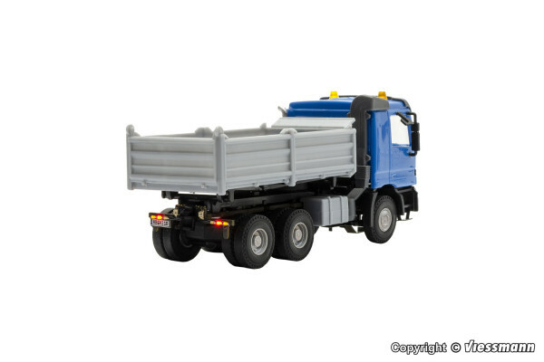Viessmann 8010 HO規 MB ACTROS 3-axle dump truck 旋轉自卸車