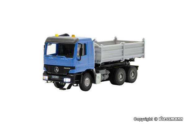 Viessmann 8010 HO規 MB ACTROS 3-axle dump truck 旋轉自卸車