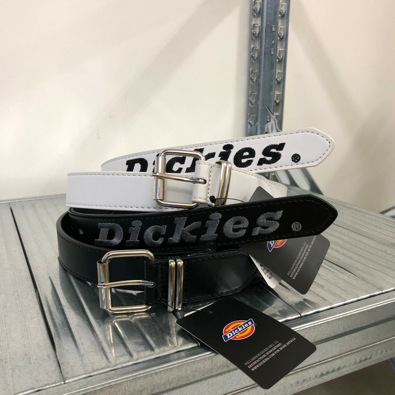 Dickies 標誌刺繡合成皮革皮帶 DS0319C