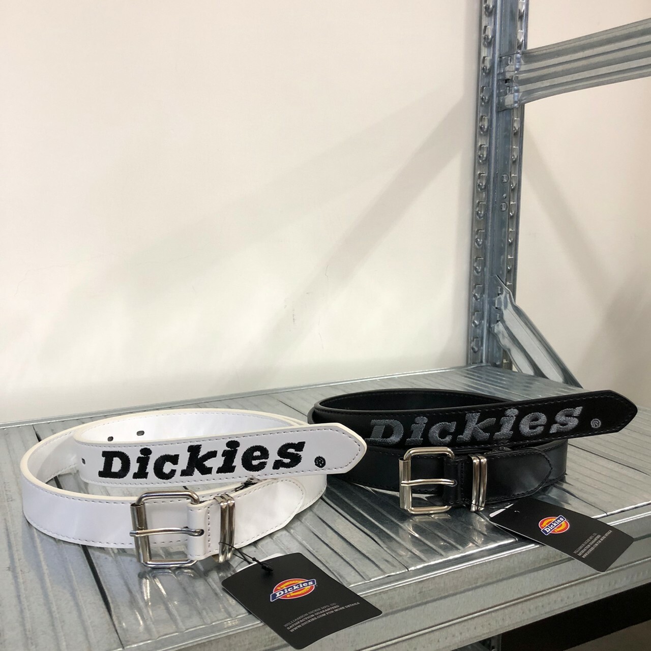 Dickies 標誌刺繡合成皮革皮帶 DS0319C