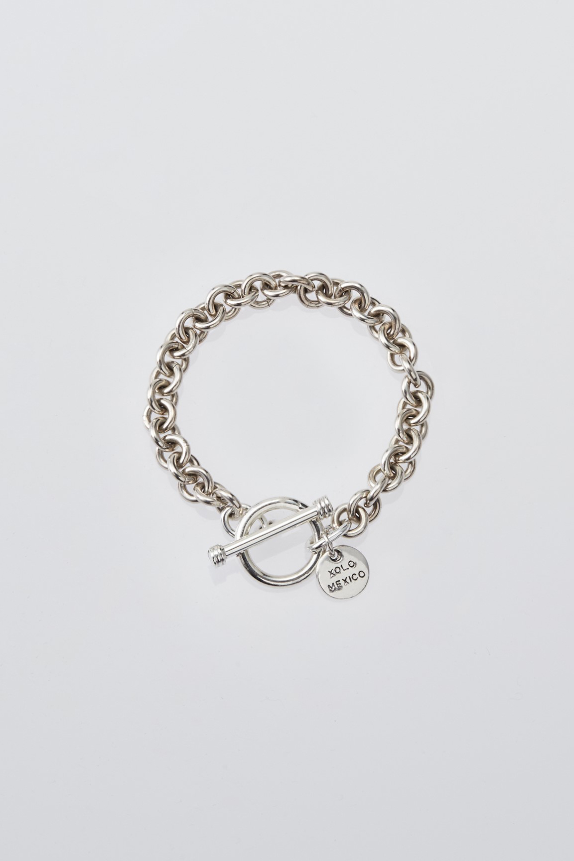 XOLO JEWELRY ROUND LINK BRACELET - 8mm