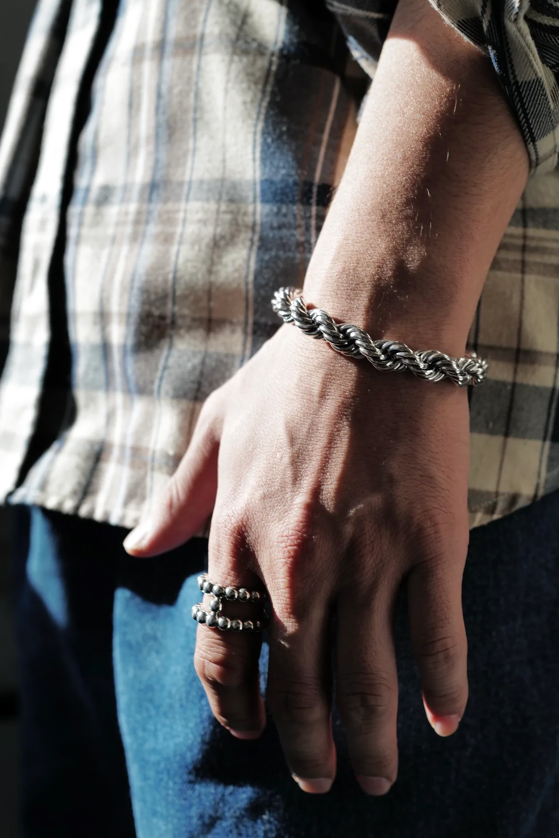 XOLO JEWELRY TWIST LINK BRACELET 10mm - 19cm
