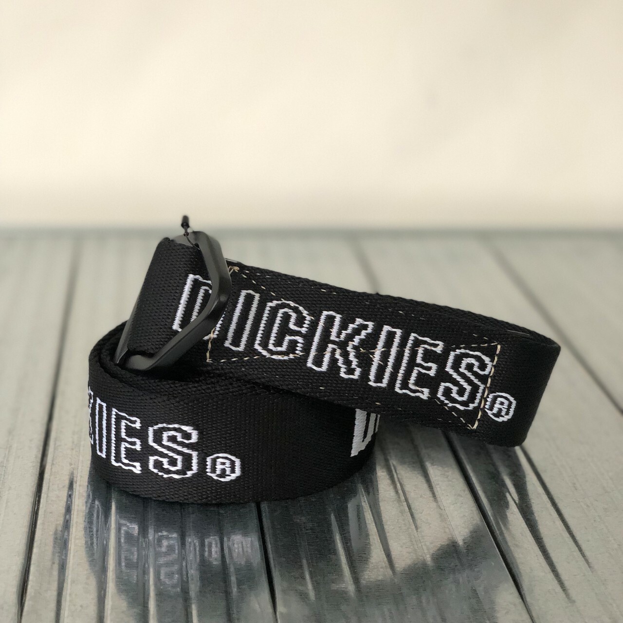 Dickies 徽標提花自然休閒皮帶 DS0277C