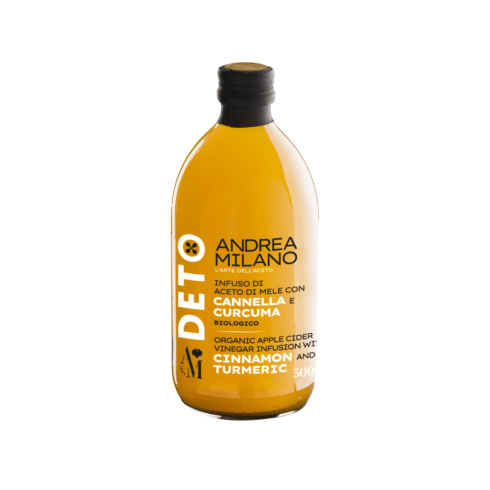 Andrea Milano 百年老店有機無過濾薑黃肉桂蘋果醋帶「Mother」 500ml
