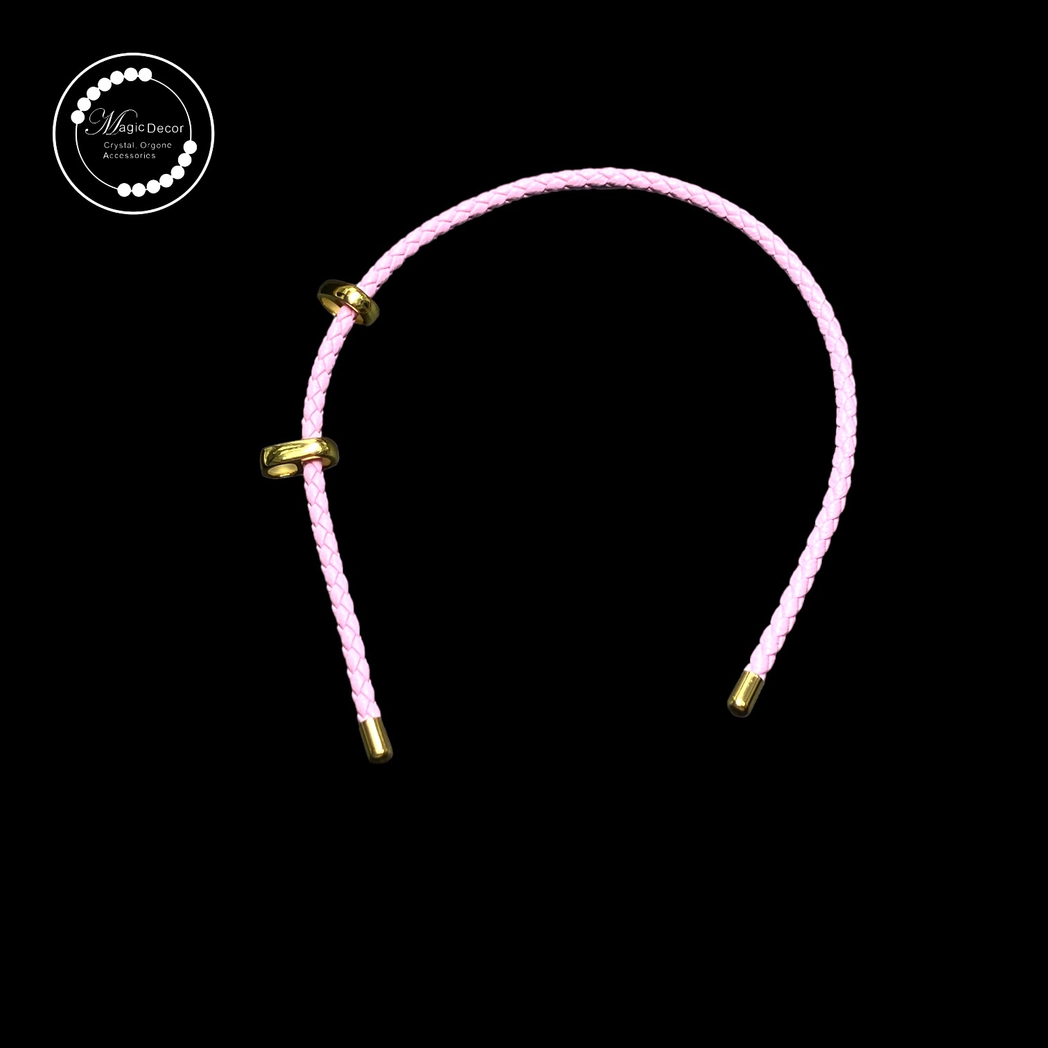 260131 - C66 粉紅色金扣人造皮繩