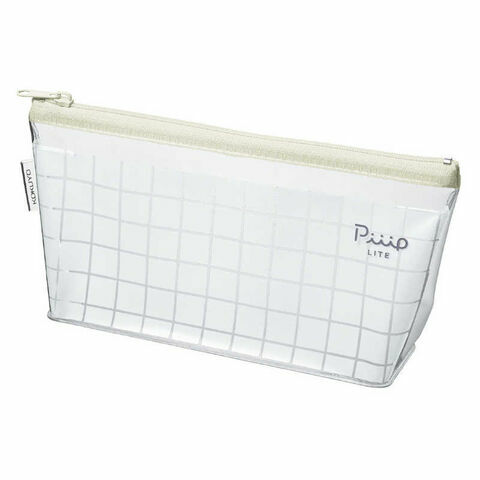 PiiiP Light 寬底 透明收納袋 筆袋 ｜日本 KOKUYO