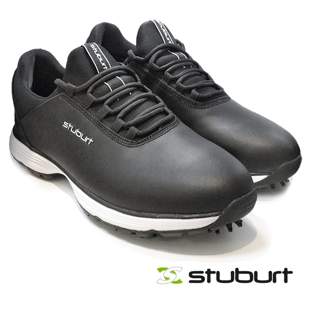 【 Stuburt 】EVOLVE CLASSIC SPIKED GOLF SHOE-SBSHU1362 | 英國百年高爾夫球科技防水鞋（帶防滑鞋釘）黑色