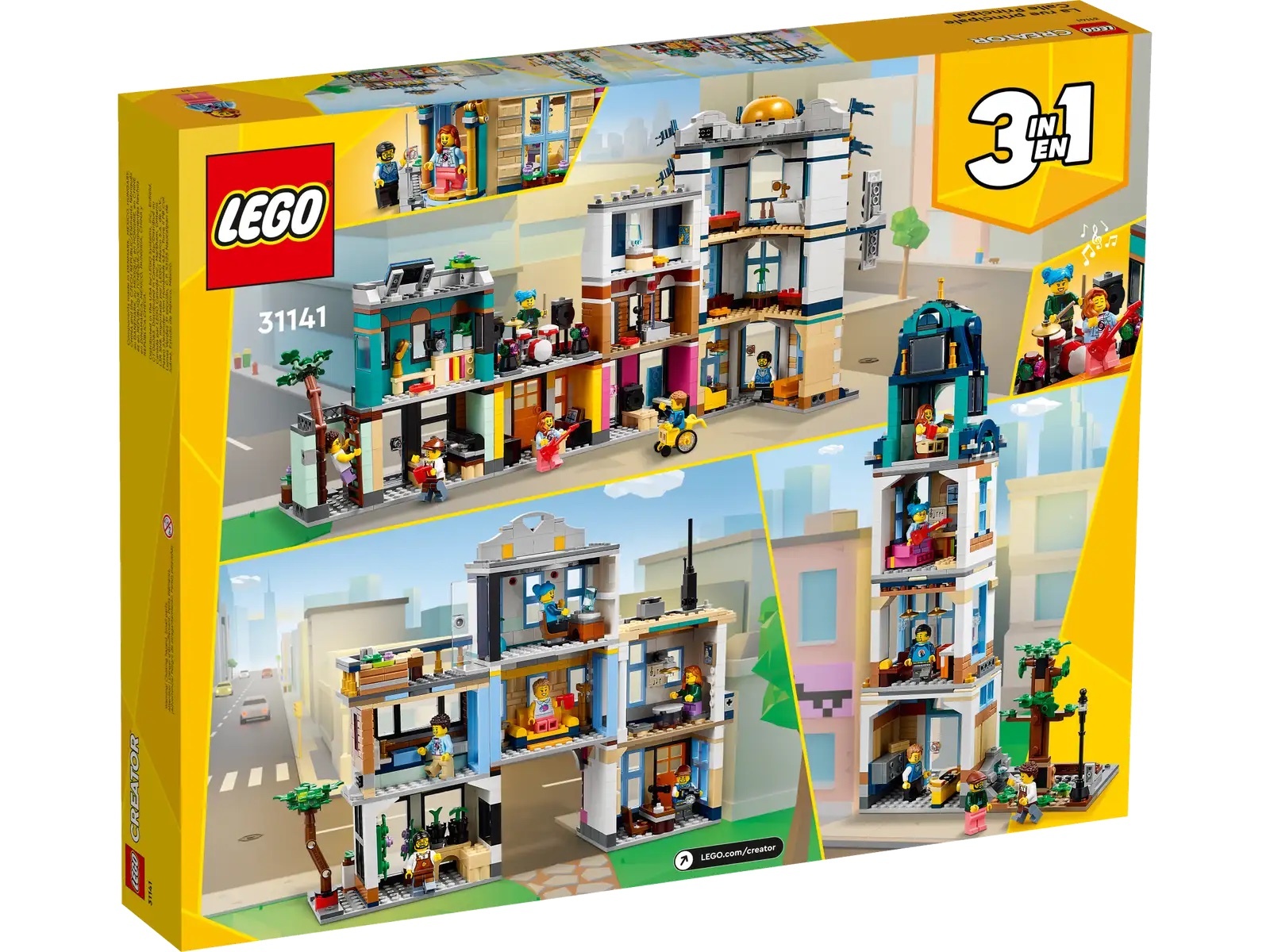 [飛米樂高積木專賣店] LEGO 31141 Creator 3in 1-市中心大街