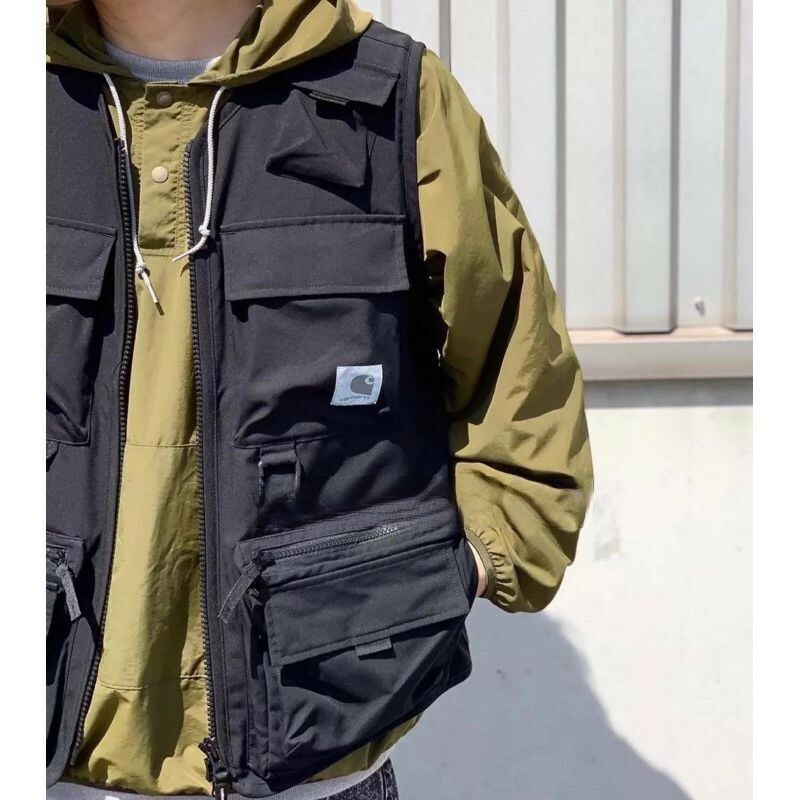 CARHARTT WIP ELMWOOD VEST 3M反光多口袋工裝機能背心