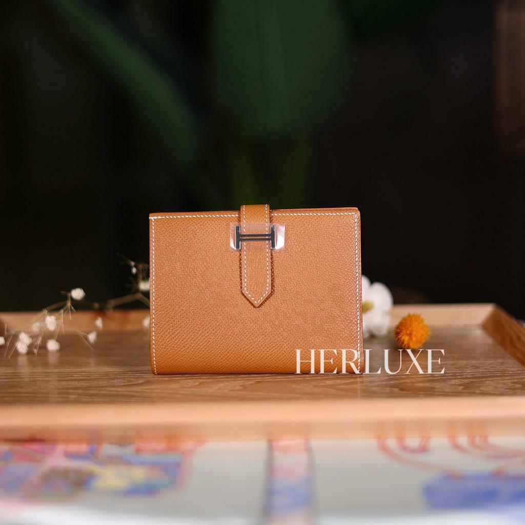 Bearn compact wallet 37 gold ck epsom