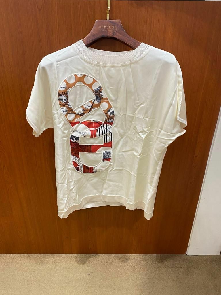 100% all silk twillaine shirt sleeve sweater size: 36