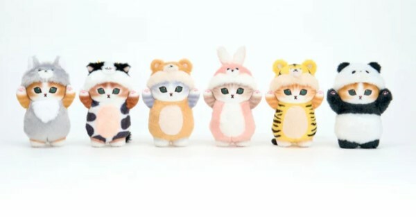 Mofusand貓 細隻扮動物系列吊飾公仔-