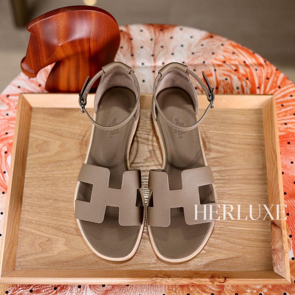 Santorini sandals 18 etoupe（可預訂鞋碼）