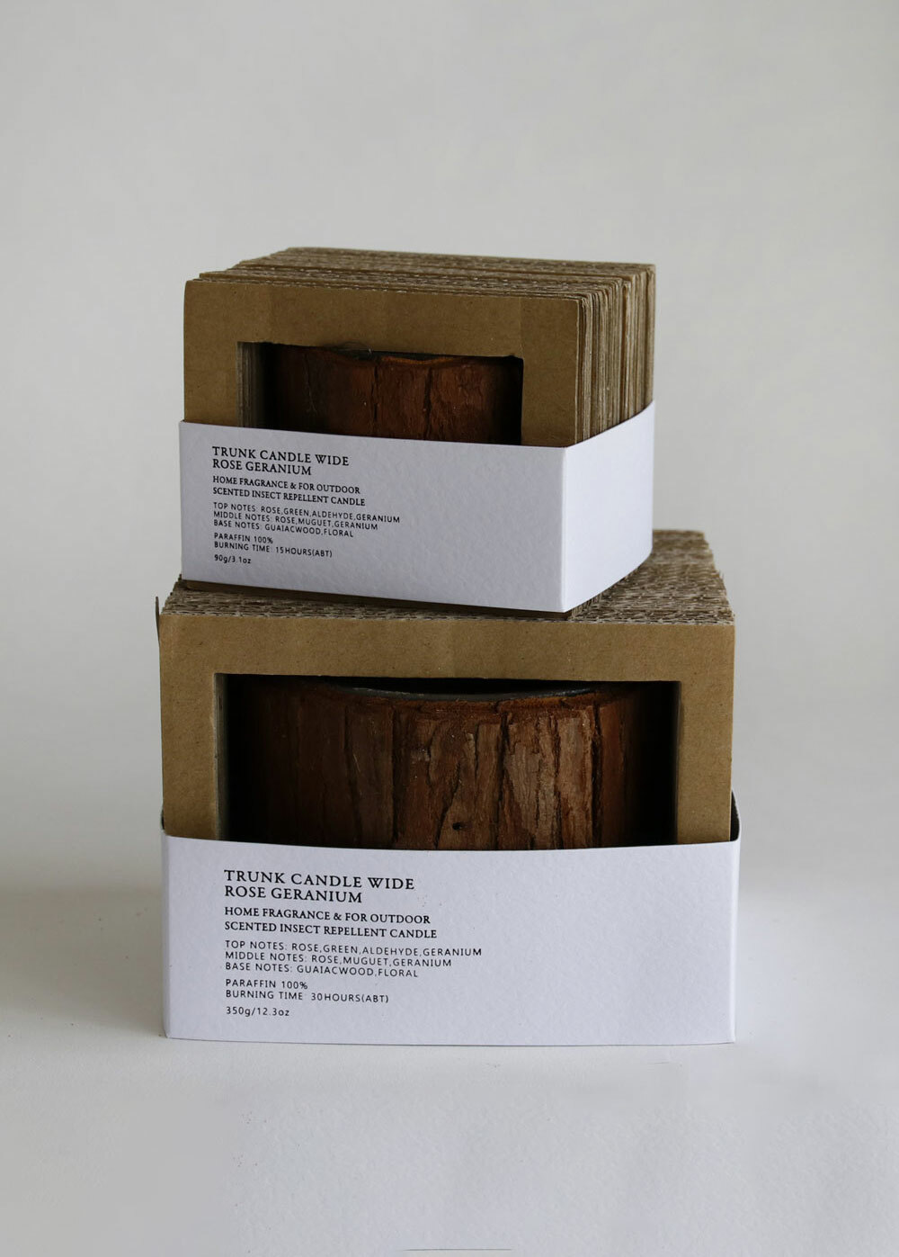 北歐自然系樹皮造型蠟燭