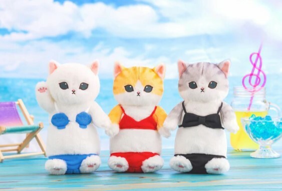 Mofusand貓 夏日比堅尼列公仔-