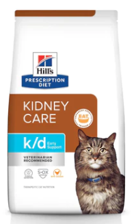 希爾思™處方食品 貓用k/d™ 早期支援腎臟配方 (雞肉味) 4lb 603634