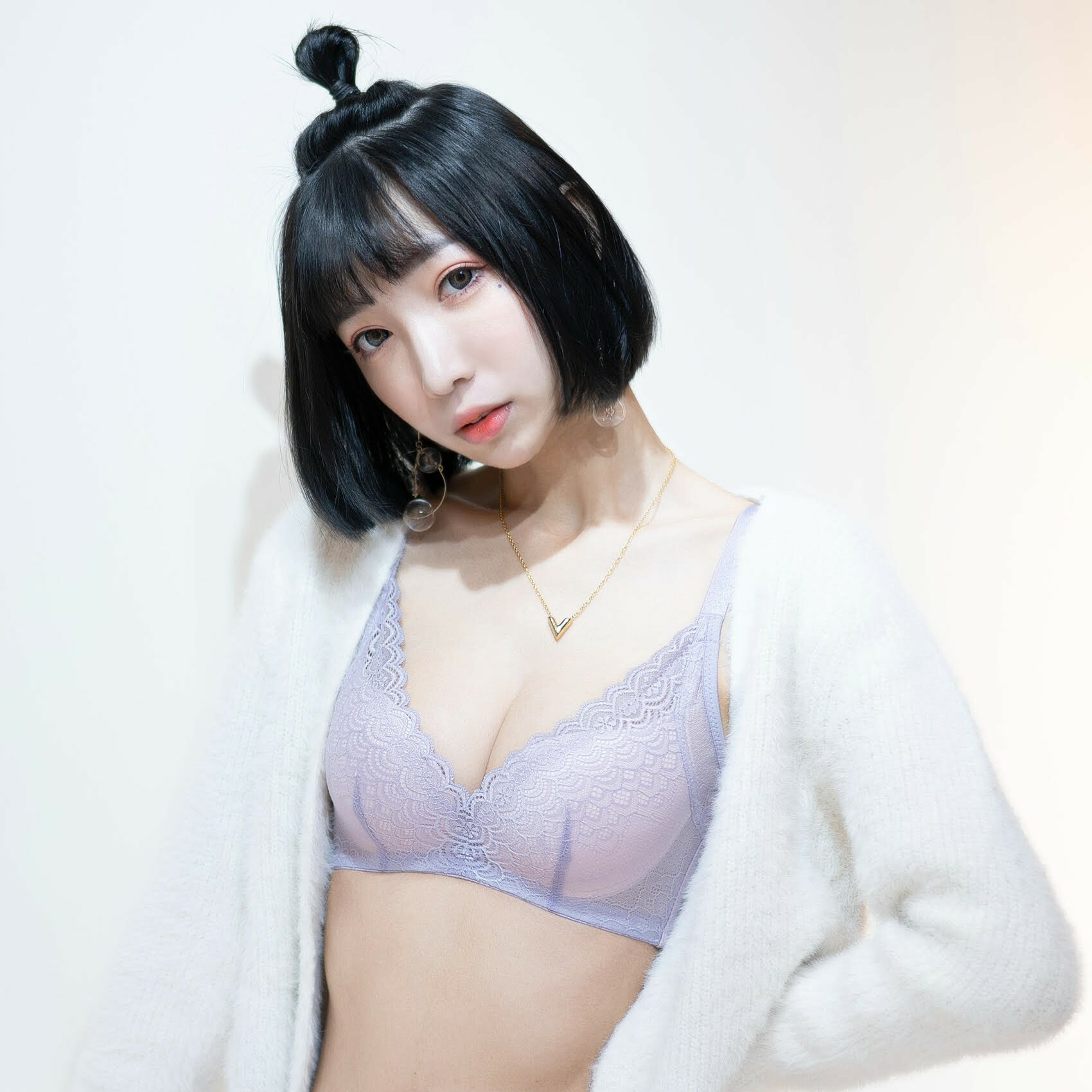 美人魚嫁紗。清新治癒系-J__u.n分享。小胸必備軟鋼圈透氣內衣 A.B.C罩