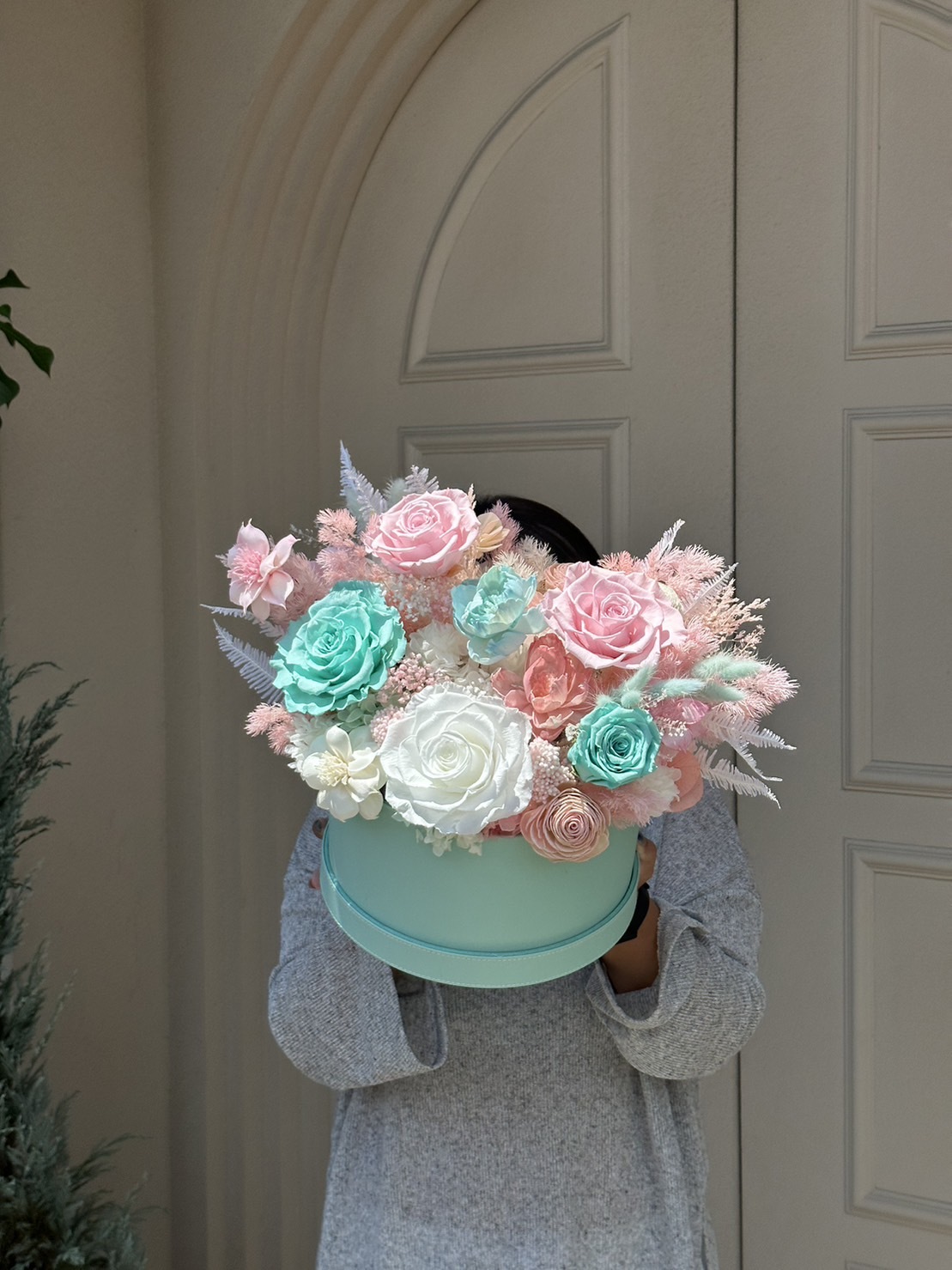 Miracle ・Robin Preserved Dried Flower Pot