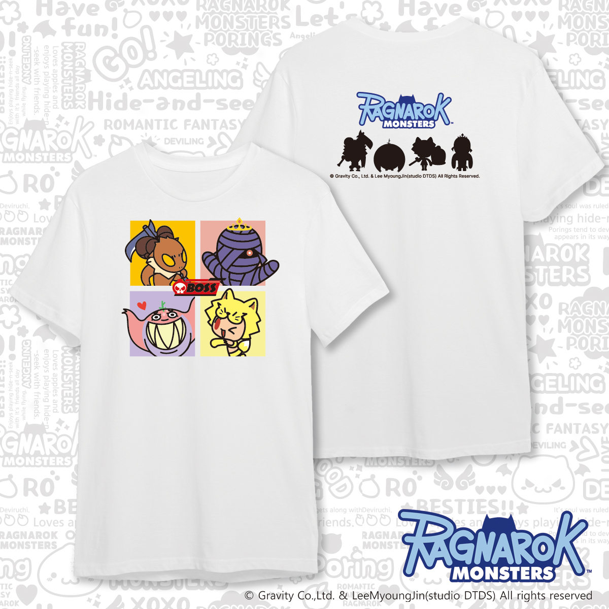 《RO仙境傳說》魔物BOSS T-shirt(白)