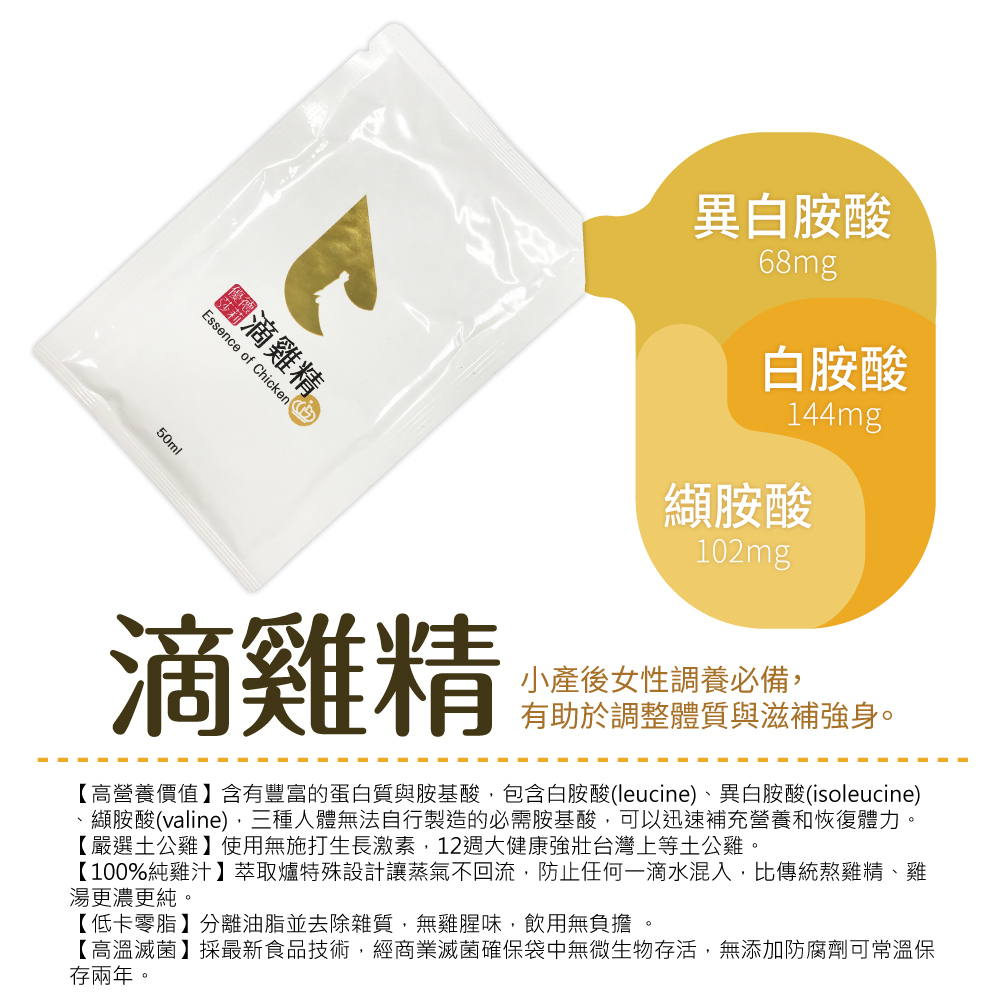 小產輕調理-滴雞精介紹