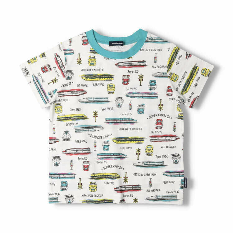 Monjonjo 日本製 JR新幹線列車短袖 Tee - 白色