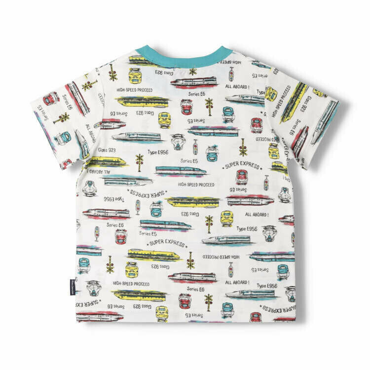 Monjonjo 日本製 JR新幹線列車短袖 Tee - 白色