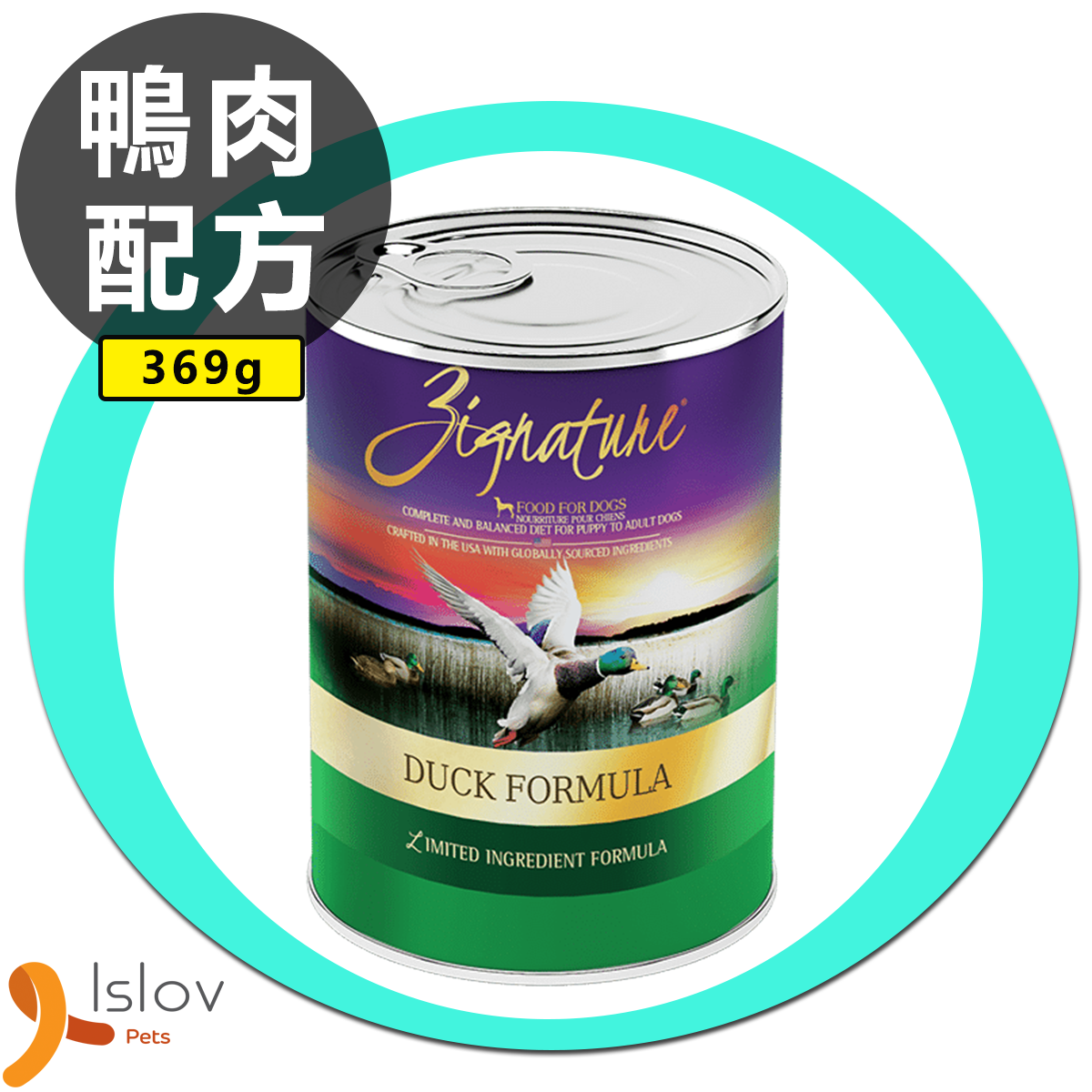 ZIGNATURE - 超越 狗狗營養均衡罐頭 (369g)