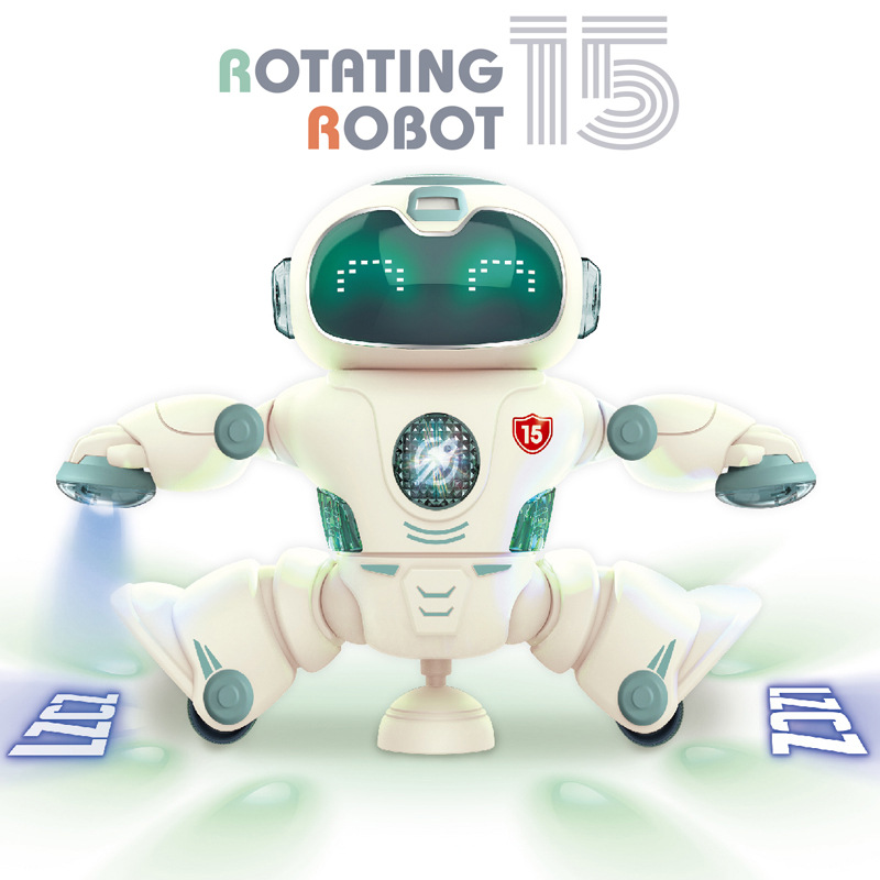 現貨區 盒裝玩具會叫會走電動機器人 Y090