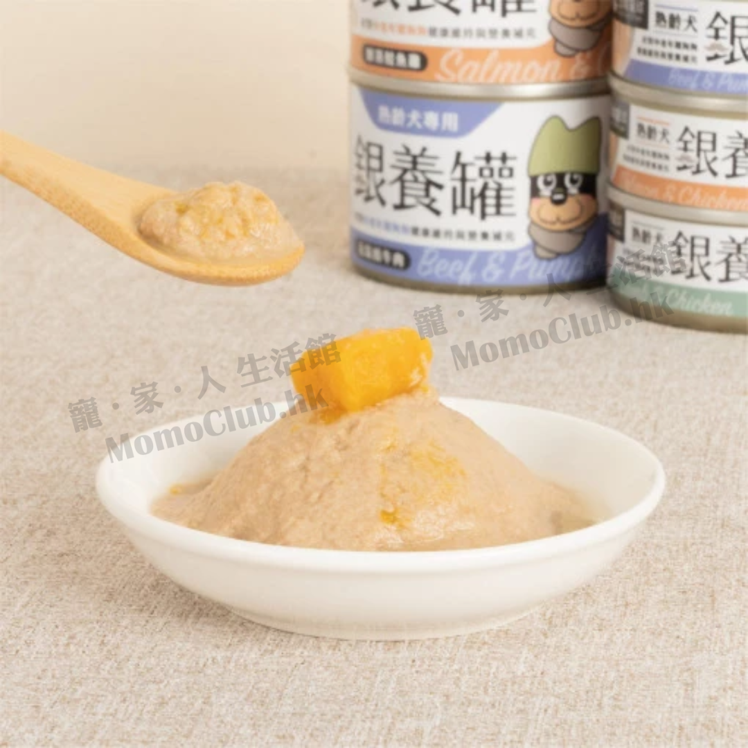 汪喵星球 - 熟齡犬無膠主食罐 (元氣牛肉) 165g