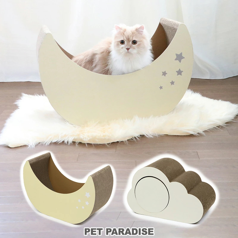 【Pet Paradise】Cat Scratching Cardboard "Moon/Cloud"