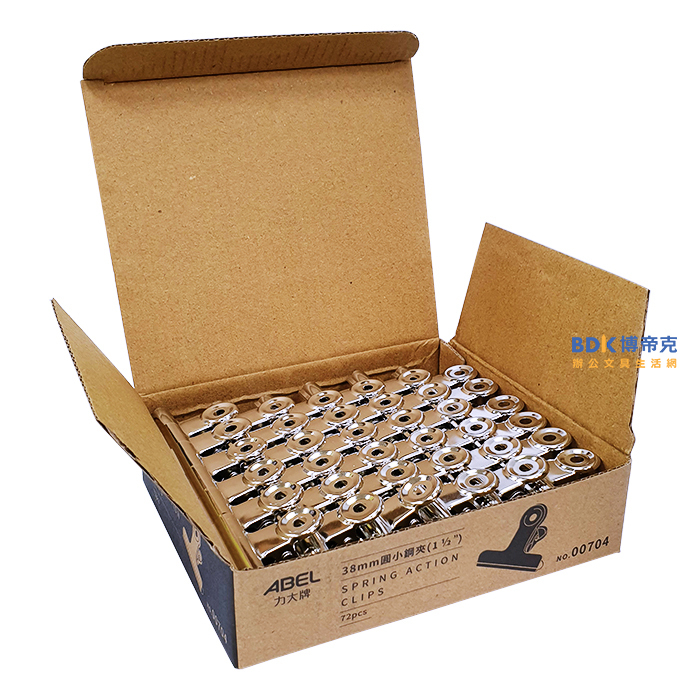 ABEL 力大牌 圓型鋼夾 大中小 盒裝系列