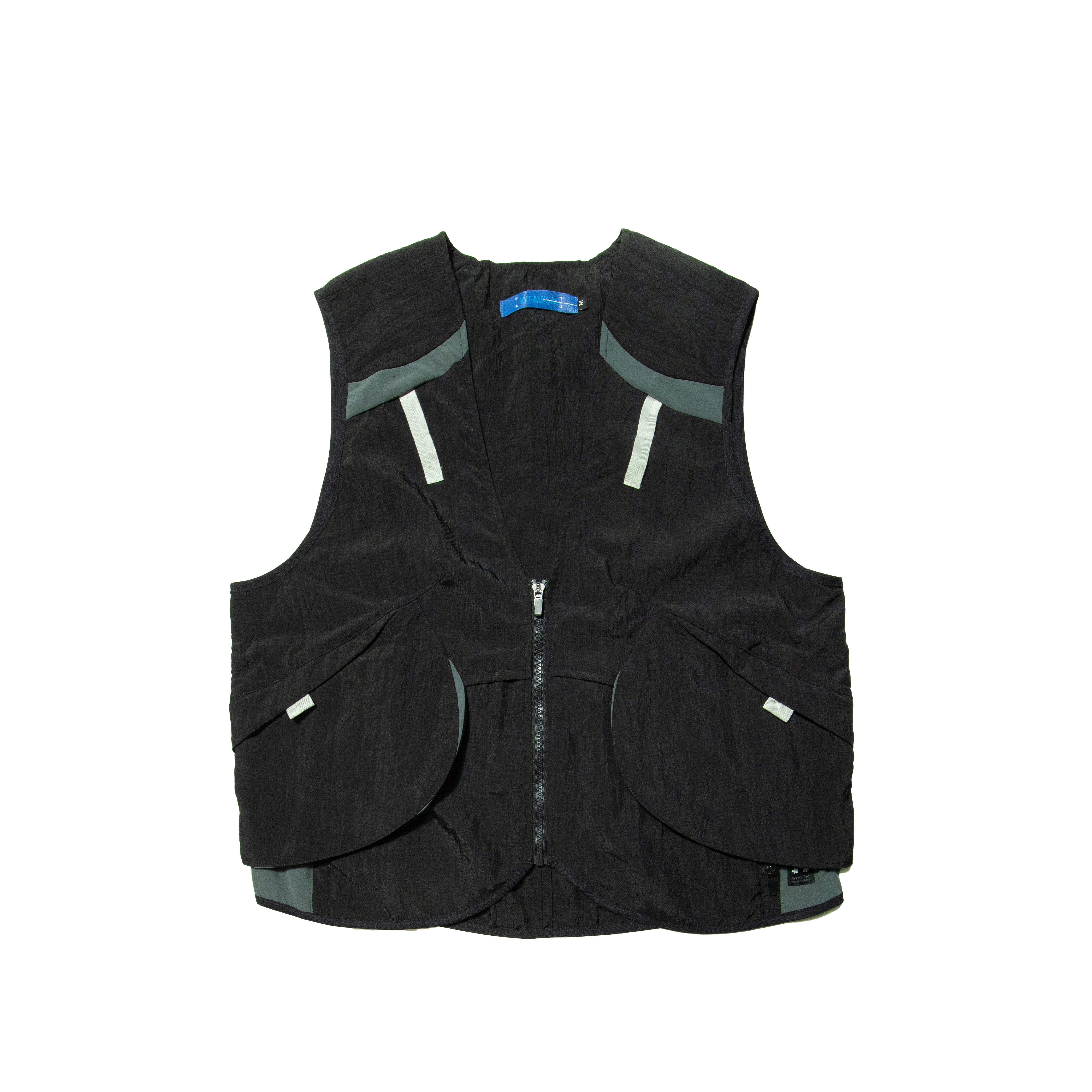 立體蟲袋尼龍背心- 黑