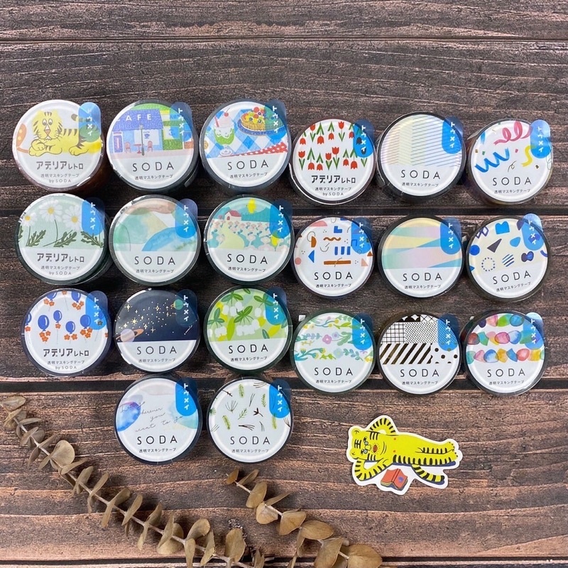 HITOTOKI SODA 第二彈透明PET紙膠帶