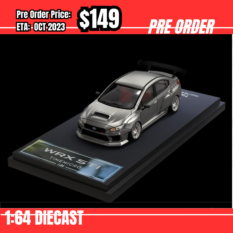 PO-$149 * Time Micro * 1:64 WRX STI Silver 普通 [21/07]